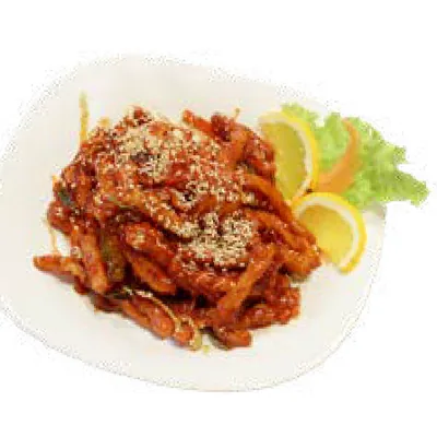 Honey chilli potatoes — Chi