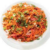 Spicy noodles with chicken and prawns — Chi