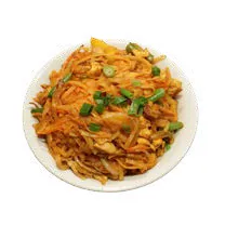 Spicy rice noodles with chicken and prawns — Chi