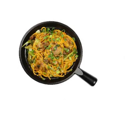Lo Mein noodles with chicken — Chi