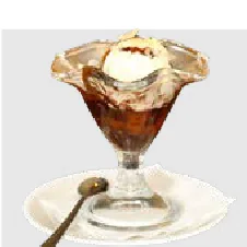 Gulab jamun with ice cream — Chi