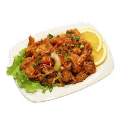 Crispy chicken with celery — Chi