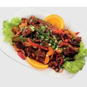 Crispy chilli lamb — Chi