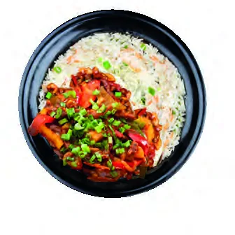 Un Lau chicken + noodles / rice — Chi Xpress