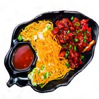 Crispy chicken with garlic and chilli + noodles / rice — Chi Xpress
