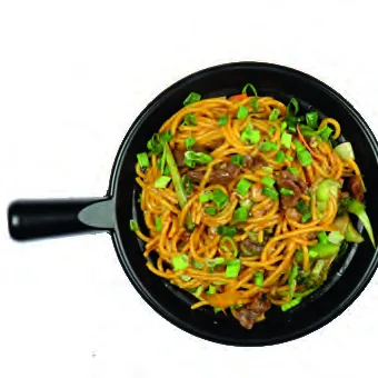 Lo mein noodles with vegetables — Chi Xpress