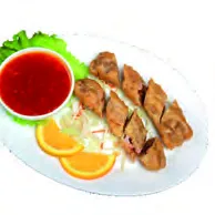 CHI special spring rolls with chicken, mushroom, vegetables and chilli — Chi Xpress